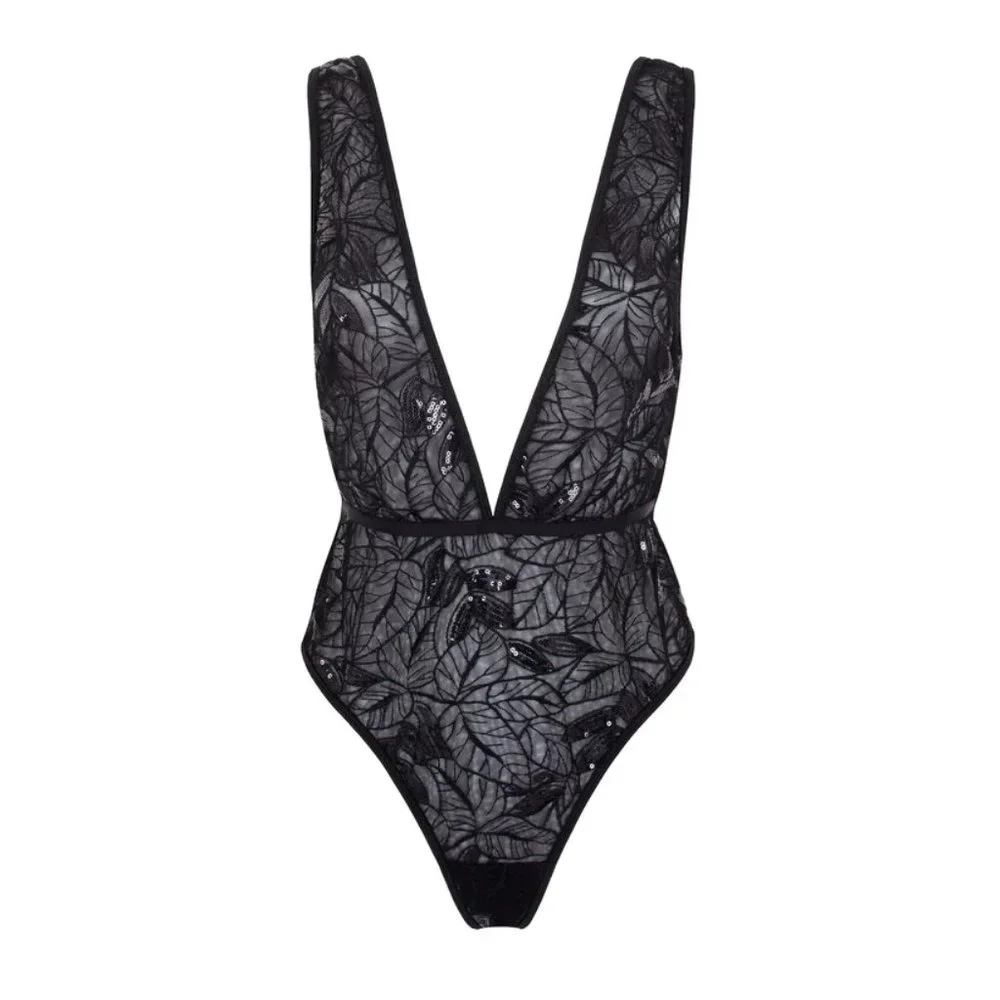 ๐ XXL Bluebella x Victoria's Secret Skylar Sequin Soft Bodysuit / Teddy ๐ - Picture 5 of 16